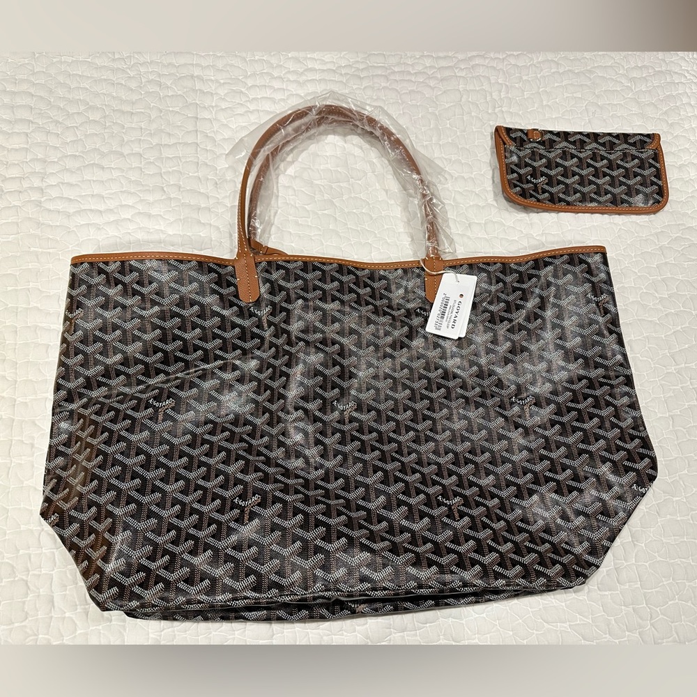 Goyard Tote Louis GM Black & Tan